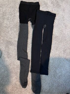 Casual Chic Bundle | Pink Tiered Dress Small & Black Leggings Set